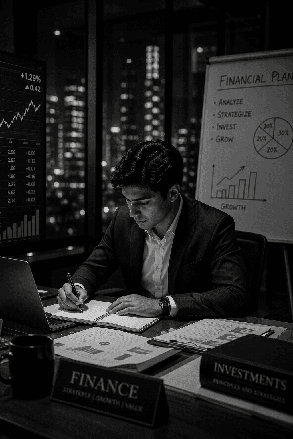 Finance career